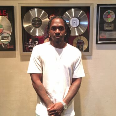 Pusha T in Studio 995 Hallway