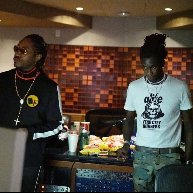 Future & Young Thug in Studio 9000