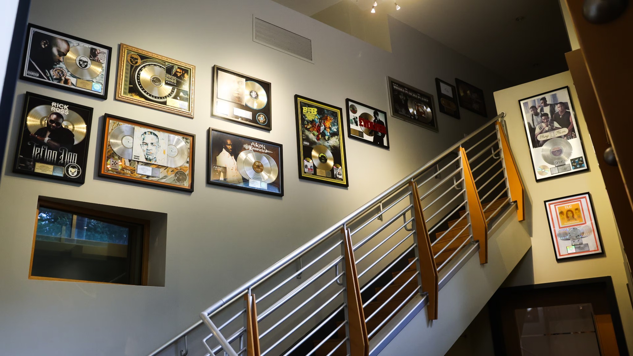 Masterful Musicians in Patchwerk Studio with Plaques Featured